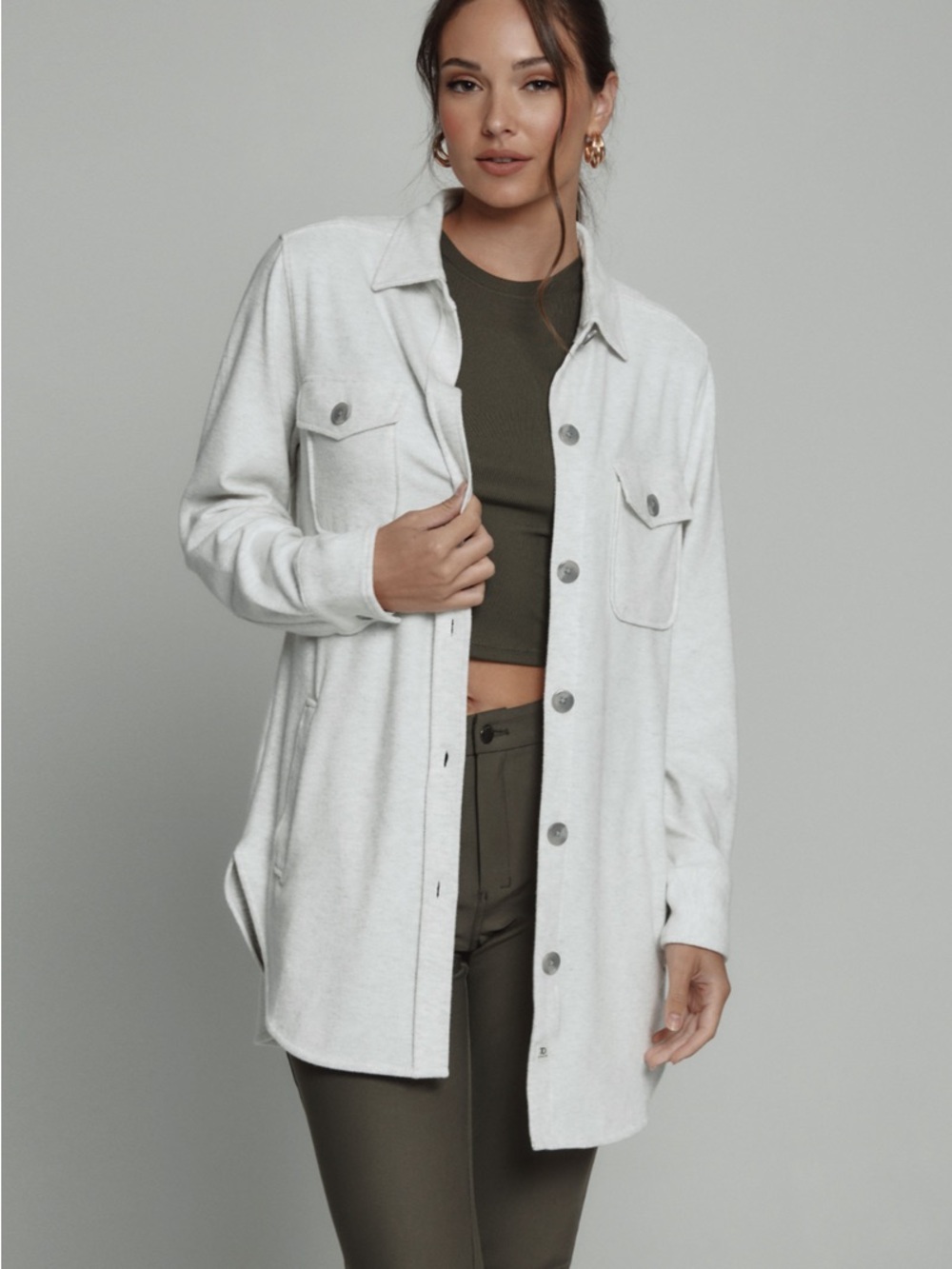 7DIAMONDS GENERATION SHACKET ECRU Size XS